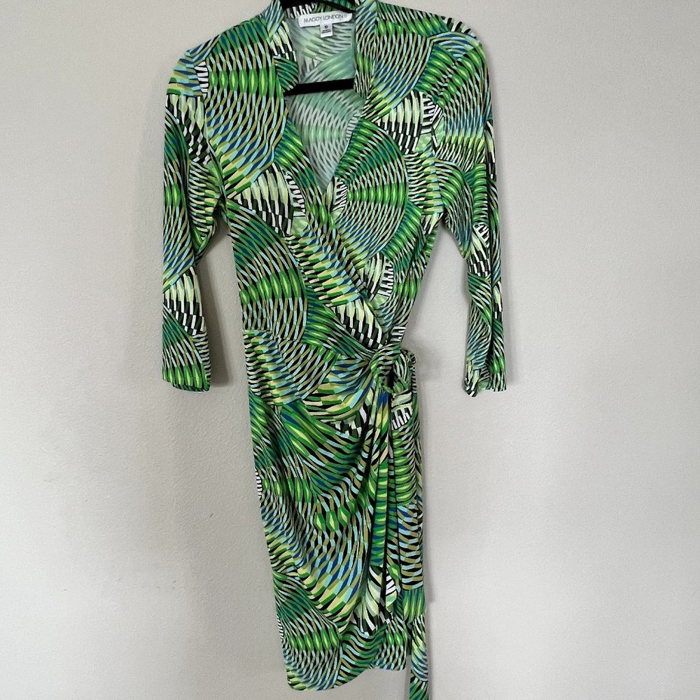 Groovy, Sexy Wrap Dress Size 10 Brand Maggy London